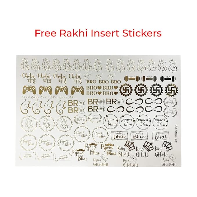 DIY Rakhi & Pooja Plate Resin Art Kit - With Customize Names