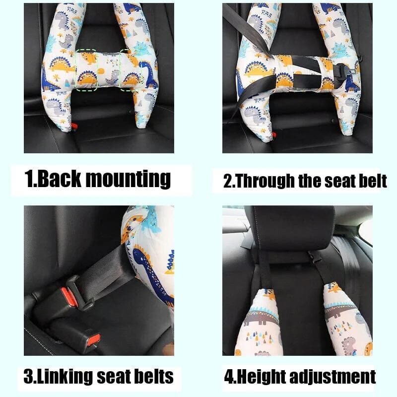 H-Shape - Kids Car Travel Pillow