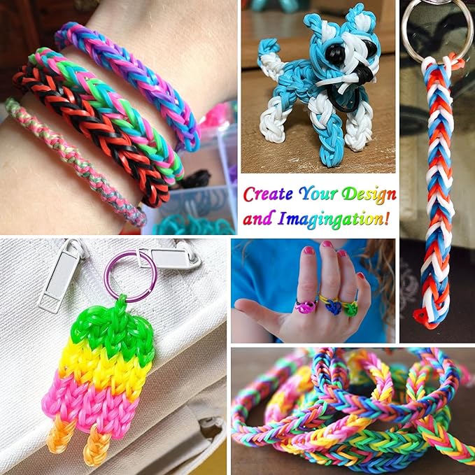 Loom Rubber Band DIY Craft Kit Pack of 3 Unique Styles