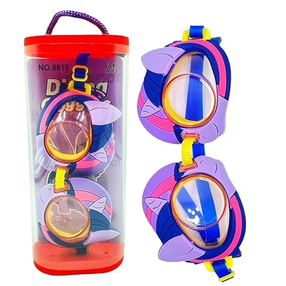 Cute Cartoon Character Swimming Goggles for Children - Set Of 3