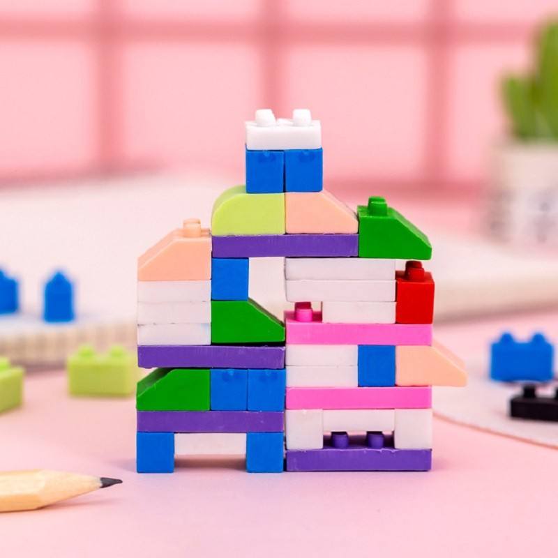 Eraser Building Blocks Puzzle For Children - Set of 3 for 499 INR