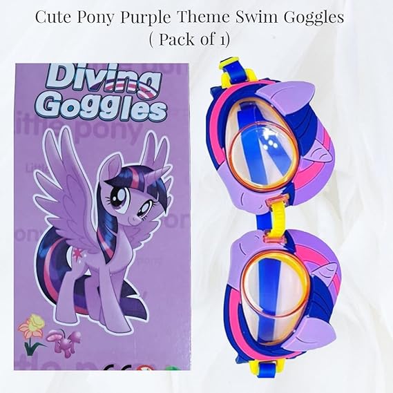 Cute Cartoon Character Swimming Goggles for Children - Set Of 3