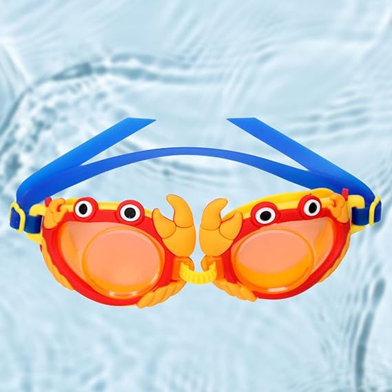 Cute Cartoon Character Swimming Goggles for Children - Set Of 3