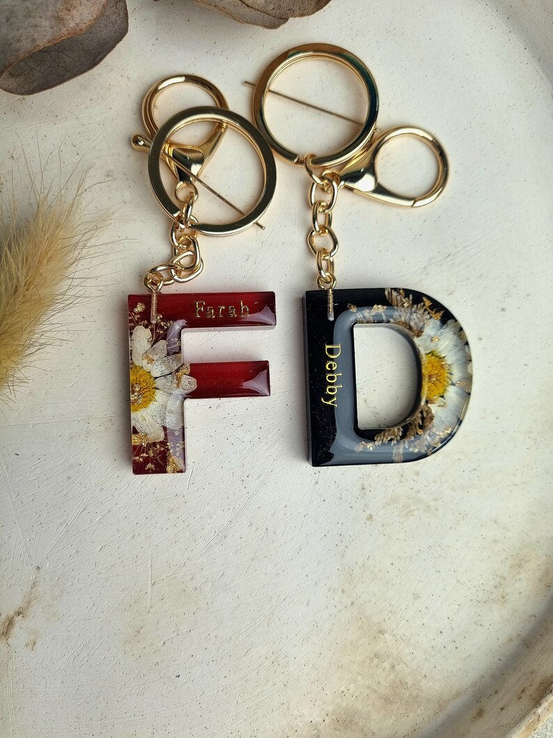 Resin DIY Keychain Kit With Customized Name