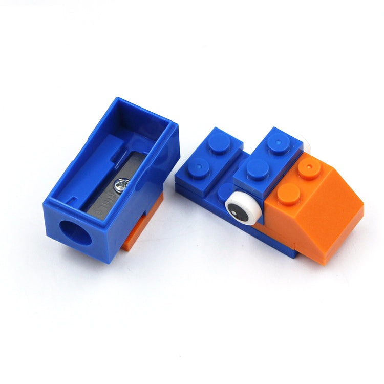 Building Blocks DIY Pencil Sharpener - Set Of 6 Pieces