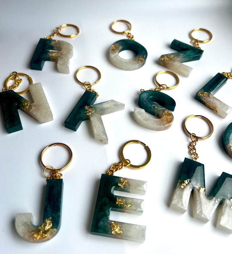 Resin DIY Keychain Kit With Customized Name