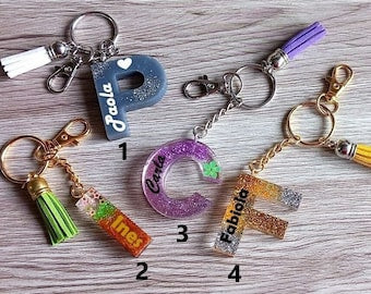 Resin DIY Keychain Kit With Customized Name