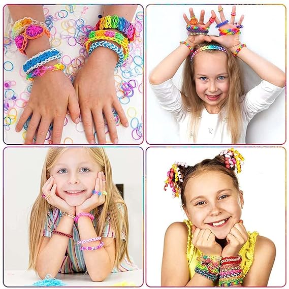 Loom Rubber Band DIY Craft Kit Pack of 3 Unique Styles