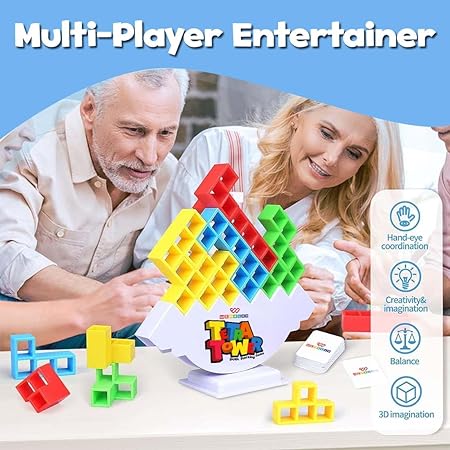 Tetra Tower Family indoor Game for Kids & Adults