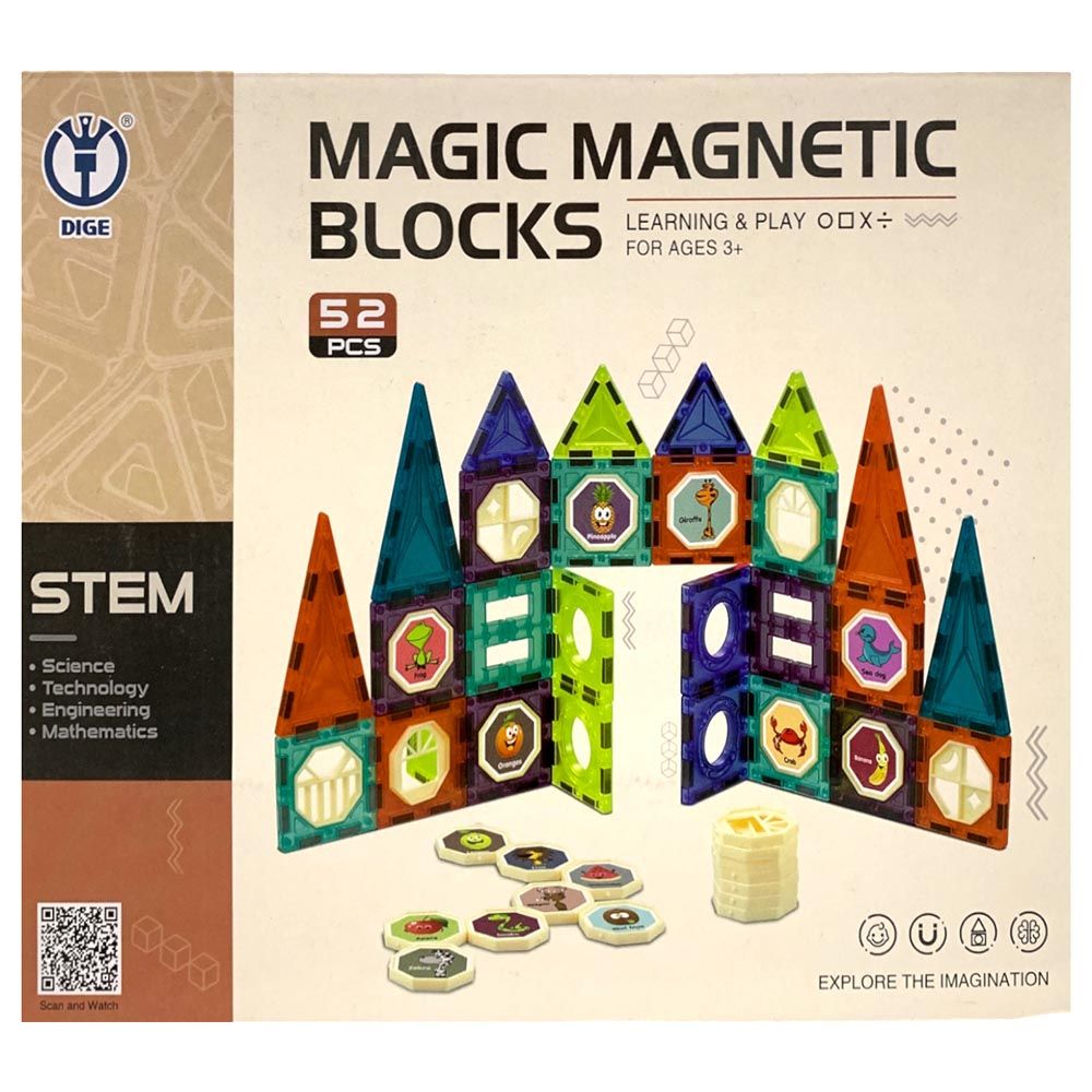 Magnetic Blocks & Tiles For Kids