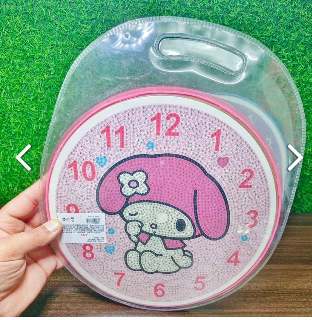 DIY Diamond Painting Wall Clock